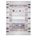 Pisos 5 x 7 ft. Capri Tribal Area Rug, Ivory PI1705206